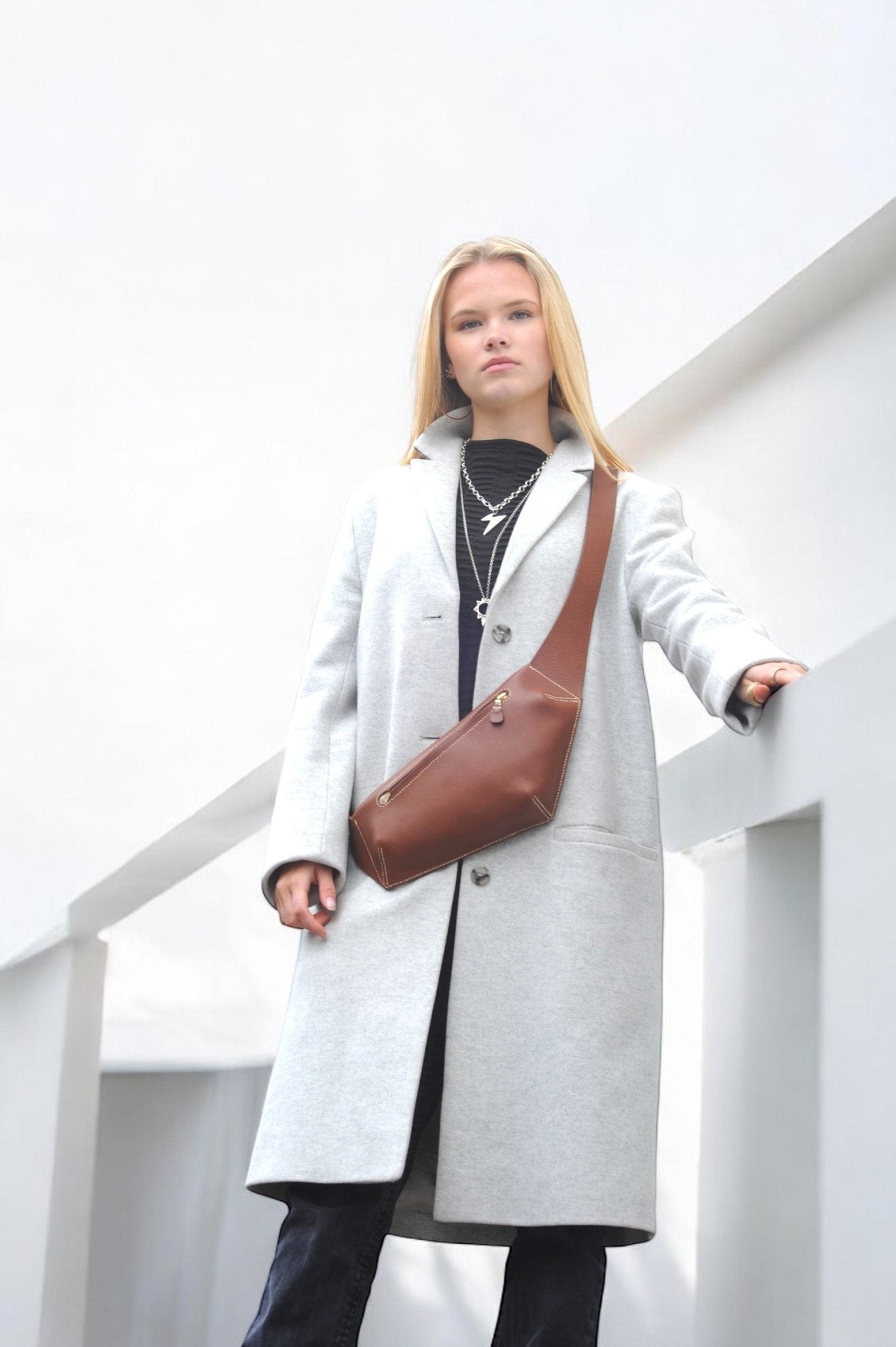 Elton Cross Body Leather Bag - Small - Keep - Studio