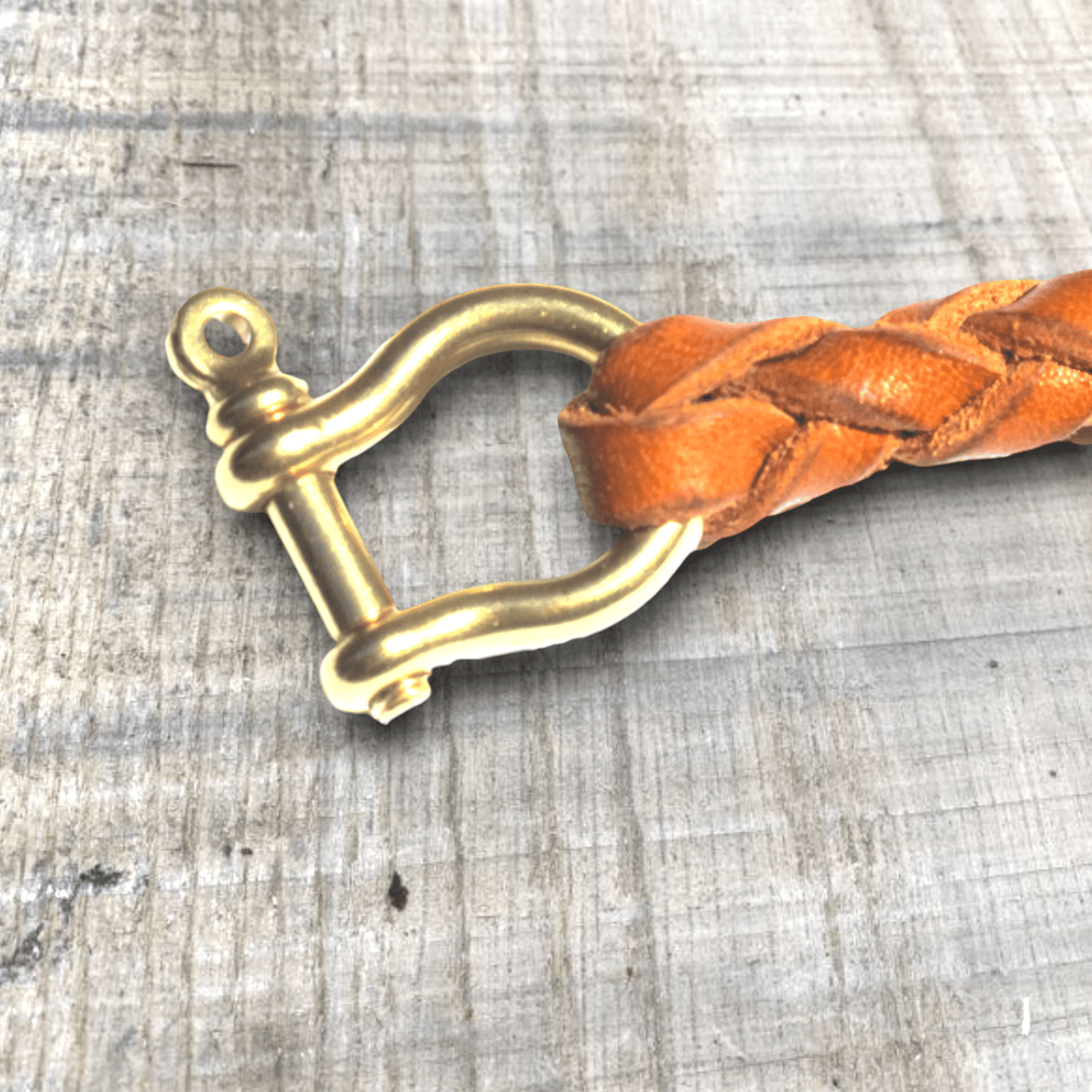 Keep-Studio Natural / Smooth / Self Tennyson Leather Wallet Chain/Lanyard