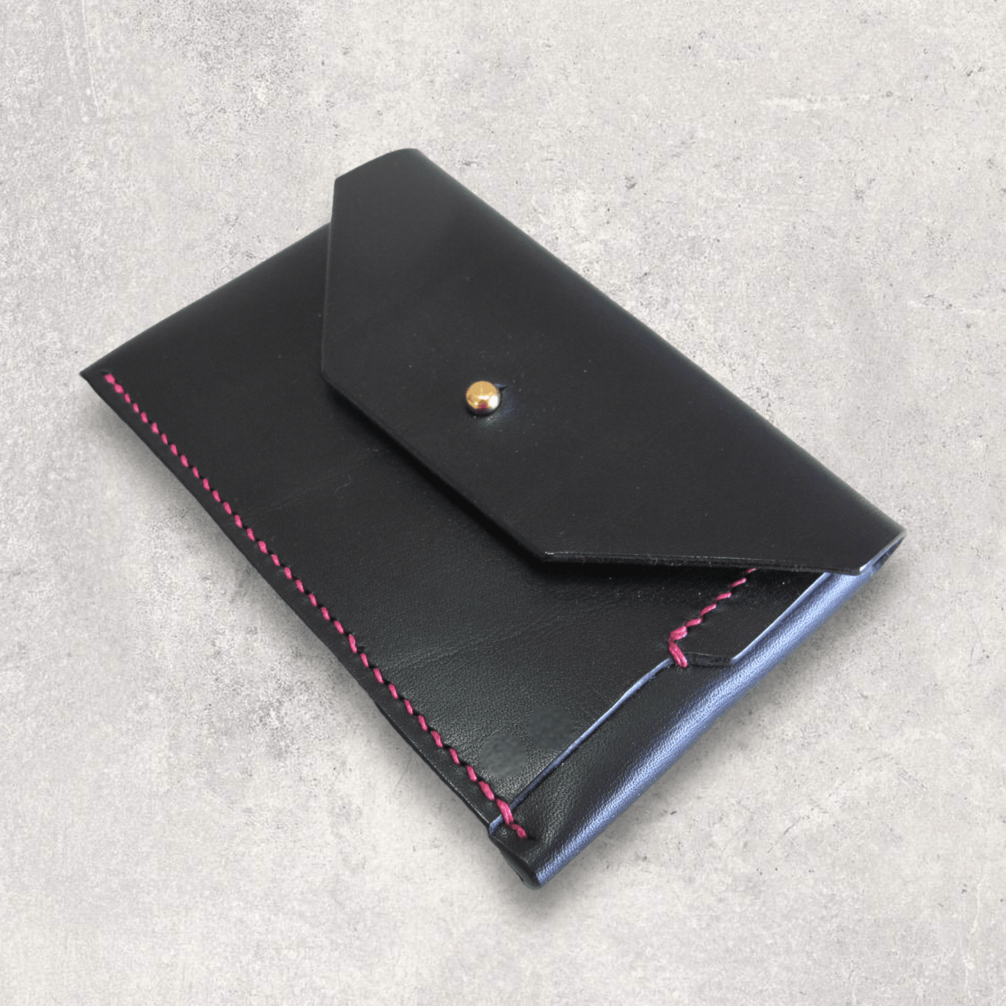Keep-Studio Purses and wallets Black / Smooth / Red Parnell Leather Purse