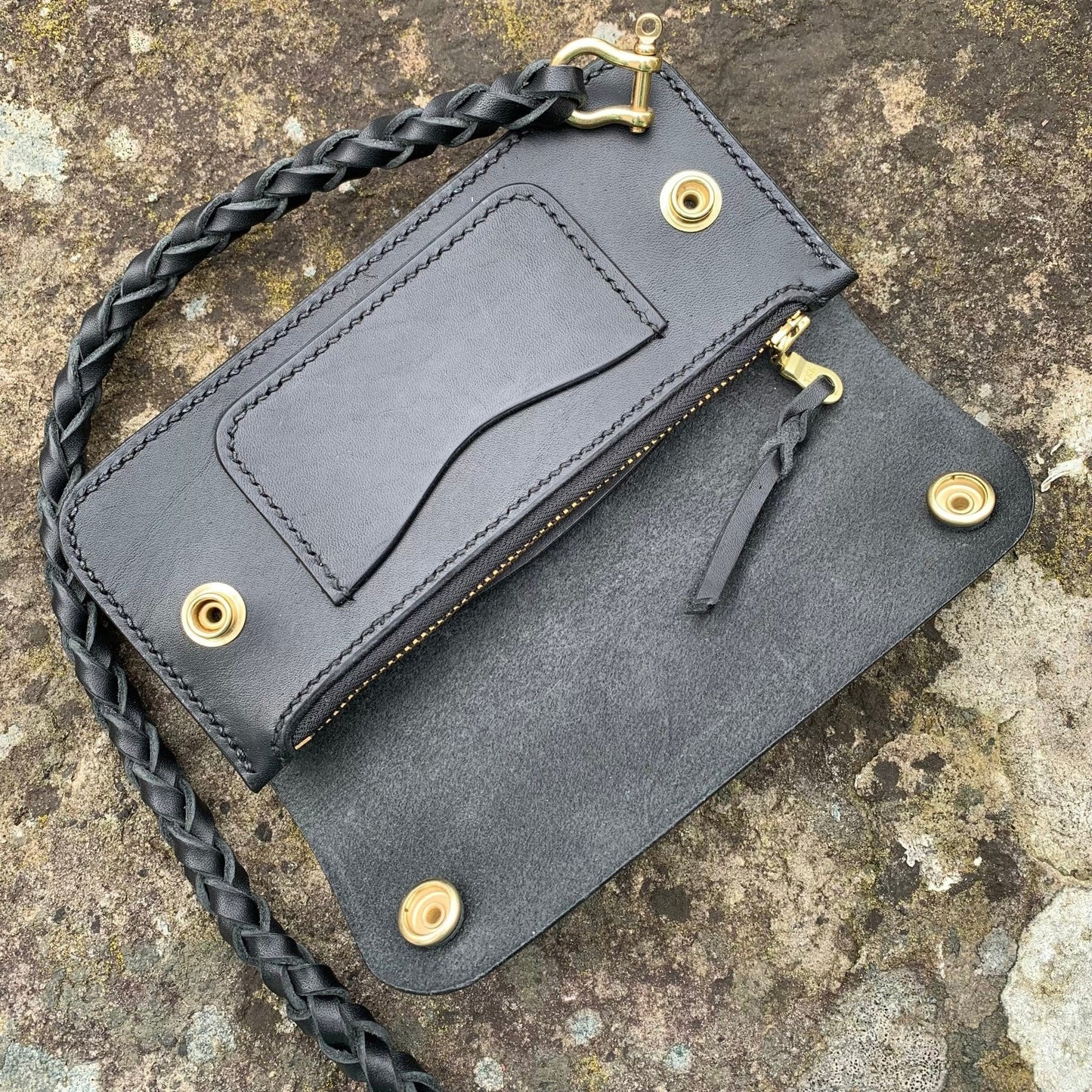 Keep-Studio Tennyson Leather Wallet Chain/Lanyard