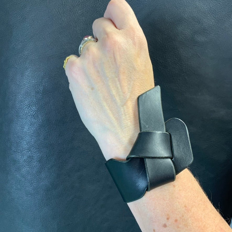 Knotted Leather Cuff - Keep - Studio