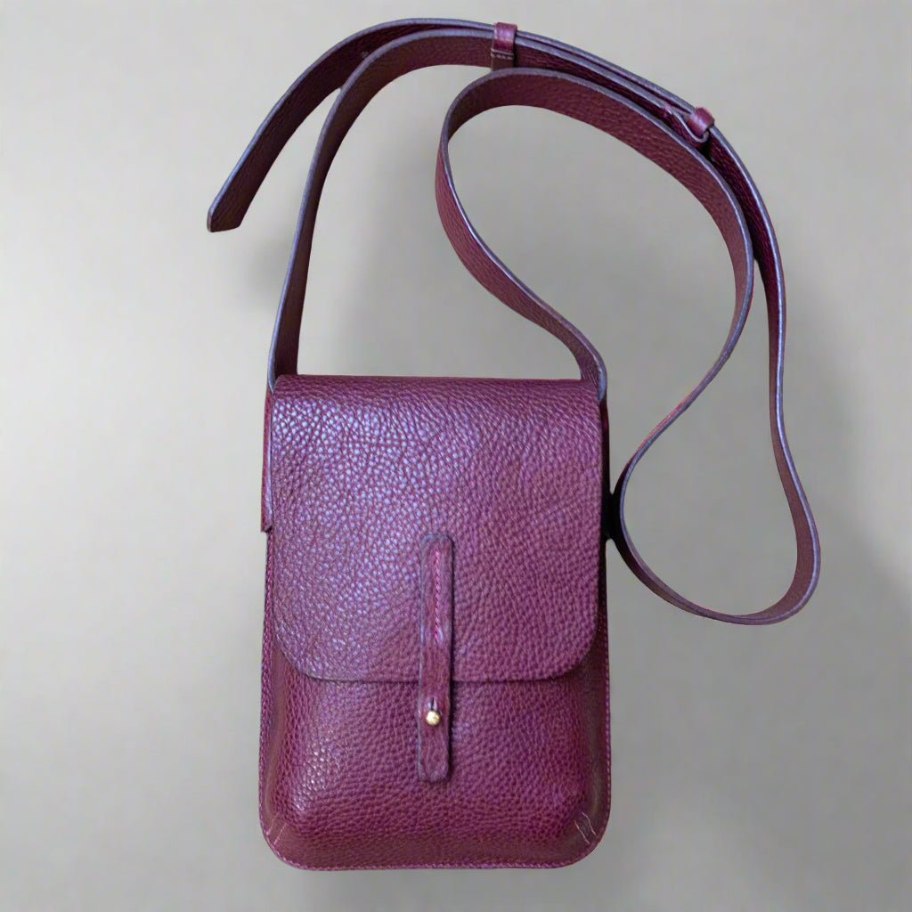 Handmade Small Leather Cross Body Bag - Mini Barton Design by Keep Studio - Keep - Studio