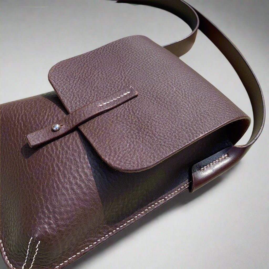 Handmade Small Leather Cross Body Bag - Mini Barton Design by Keep Studio - Keep - Studio