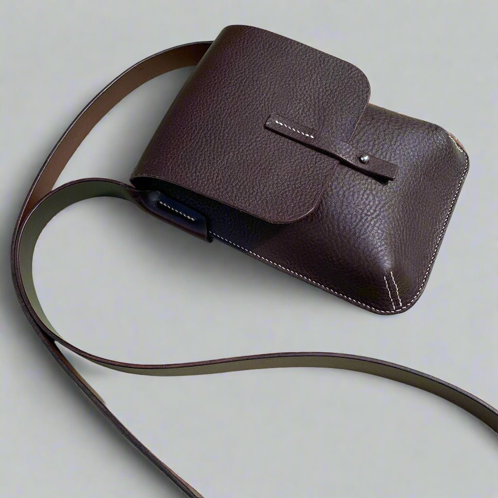 Handmade Small Leather Cross Body Bag - Mini Barton Design by Keep Studio - Keep - Studio
