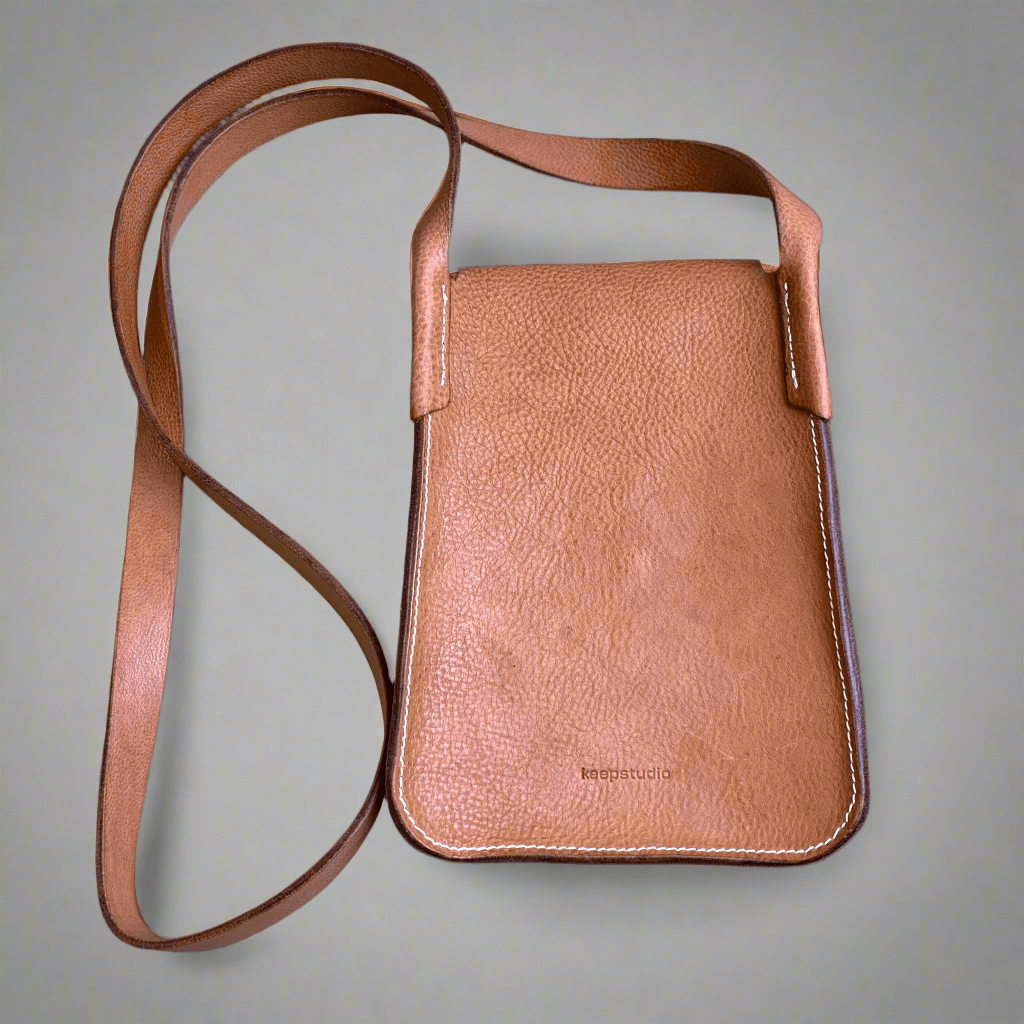 Handmade Small Leather Cross Body Bag - Mini Barton Design by Keep Studio - Keep - Studio