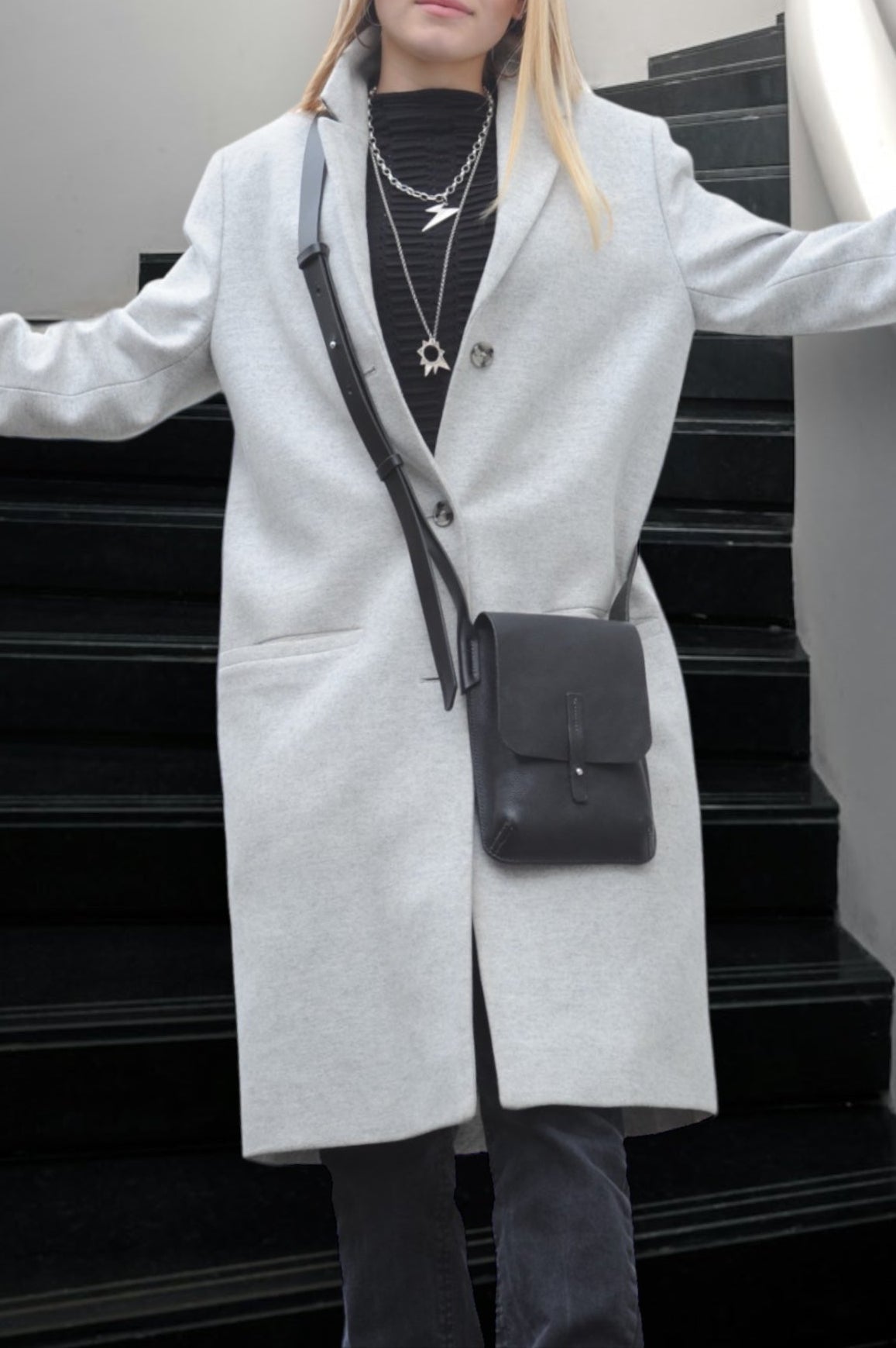 Handmade Small Leather Cross Body Bag - Mini Barton Design by Keep Studio - Keep - Studio
